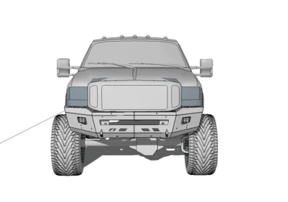 Ford Super Duty 99-04 Offroadbumper DIY-KIT *TÜV Eintragung*